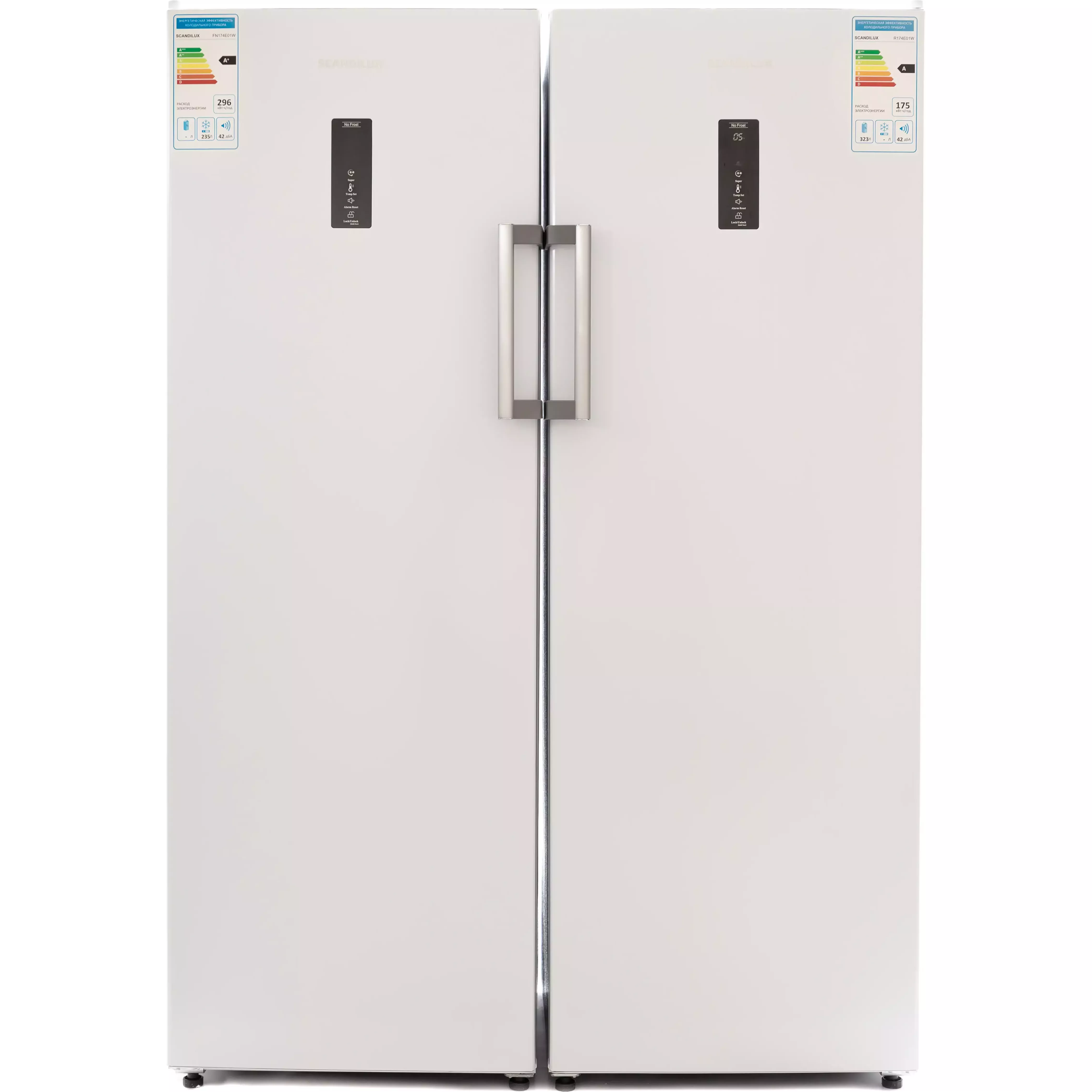 ����������� Side-by-Side SCANDILUX SBS174E01W ����� Total No Frost