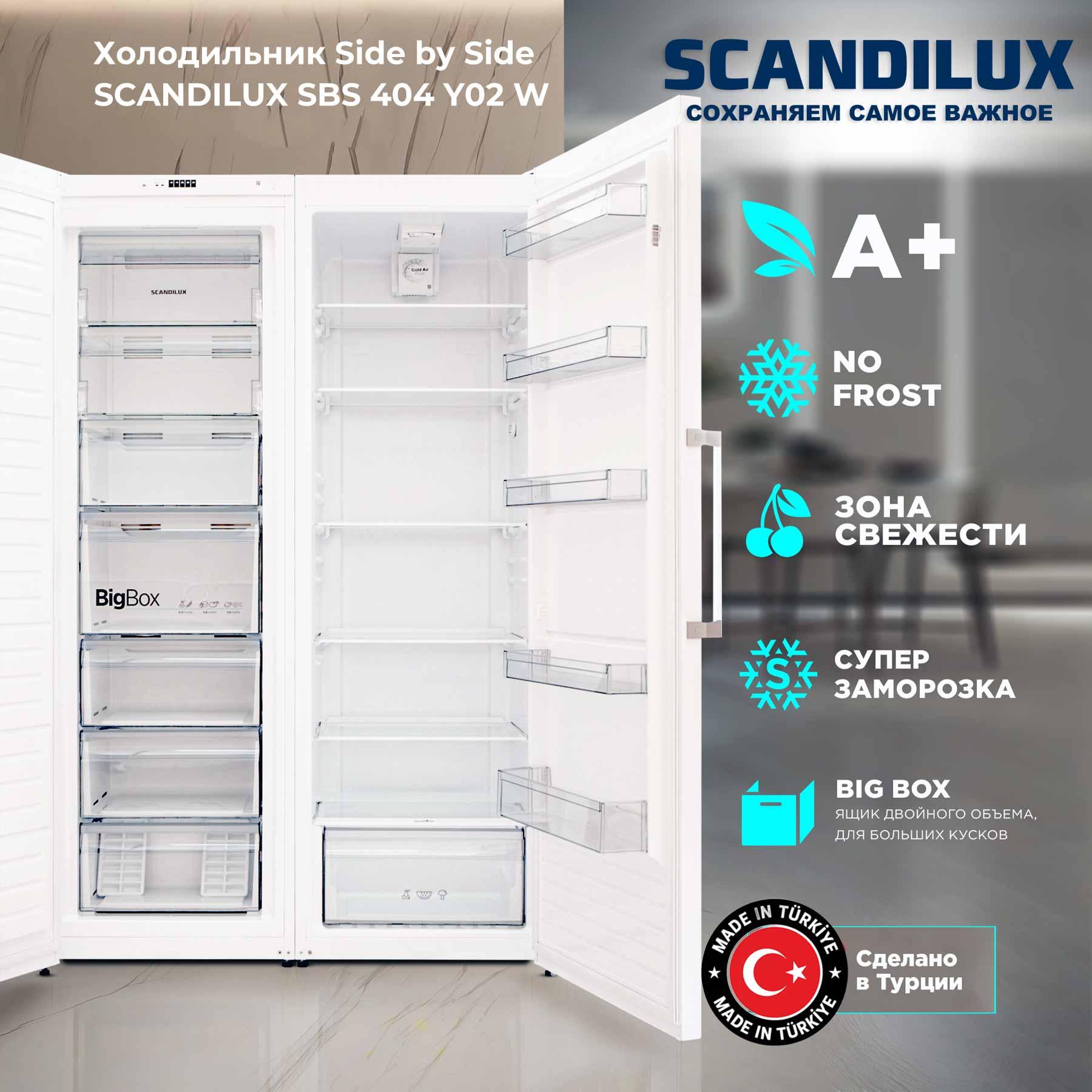 ����������� Side-by-Side SCANDILUX SBS404Y02W
